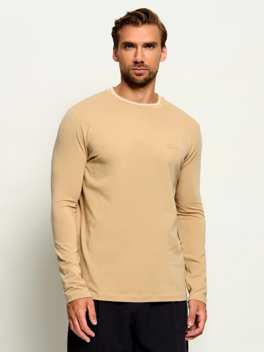 Zdjęcie produktu Karl Lagerfeld Longsleeve | Regular Fit beżowy
