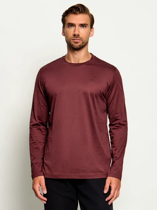 Zdjęcie produktu Karl Lagerfeld Longsleeve | Regular Fit bordowy