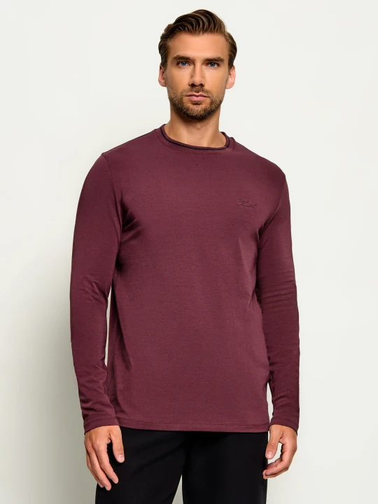 Zdjęcie produktu Karl Lagerfeld Longsleeve | Regular Fit bordowy