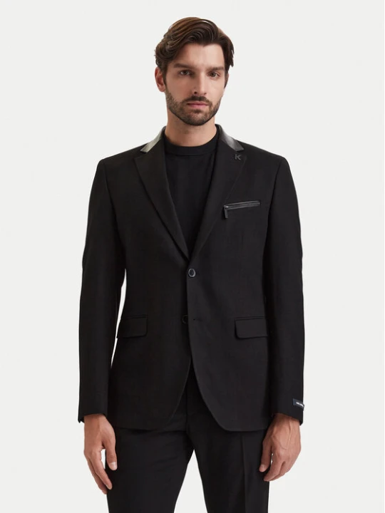 Zdjęcie produktu KARL LAGERFELD Marynarka 155245 564010 Czarny Slim Fit