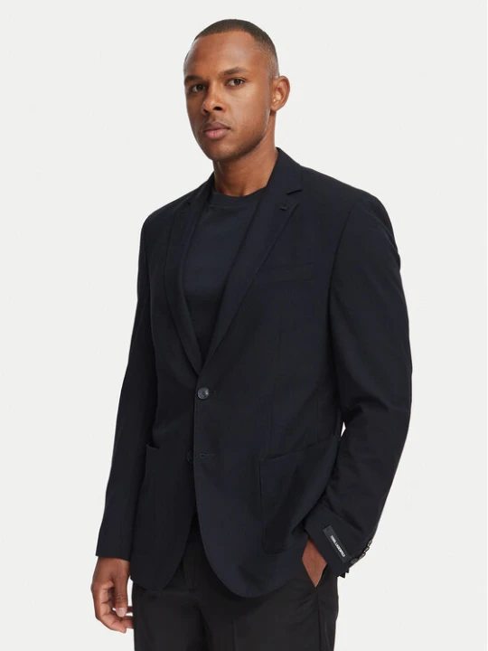 Zdjęcie produktu KARL LAGERFELD Marynarka 155280-562034 Granatowy Slim Fit