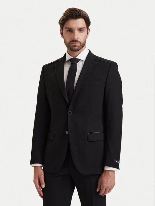 Zdjęcie produktu KARL LAGERFELD Marynarka 155612 564008 Czarny Modern Fit