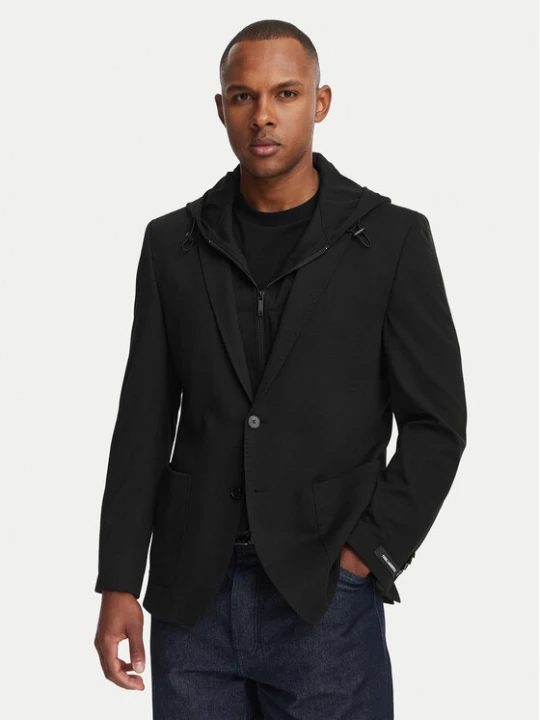Zdjęcie produktu KARL LAGERFELD Marynarka 155684-562023 Czarny Modern Fit
