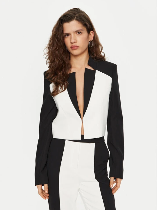Zdjęcie produktu KARL LAGERFELD Marynarka A1W14044 Biały Relaxed Fit