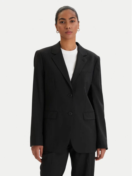 Zdjęcie produktu KARL LAGERFELD Marynarka B1W14012 Czarny Relaxed Fit