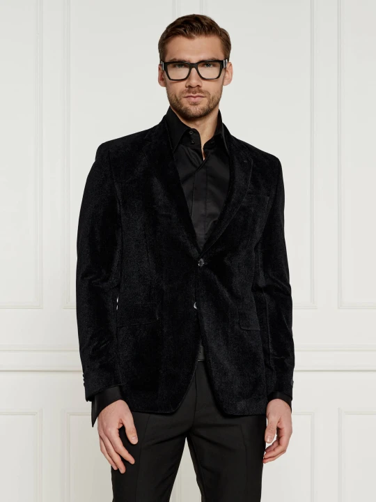 Zdjęcie produktu Karl Lagerfeld Marynarka CLEVER | Regular Fit czarny
