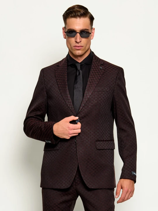 Zdjęcie produktu Karl Lagerfeld Marynarka | Slim Fit brązowy