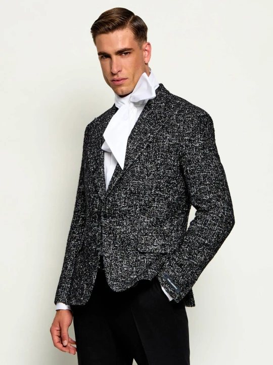 Zdjęcie produktu Karl Lagerfeld Marynarka | Slim Fit | z dodatkiem wełny czarny