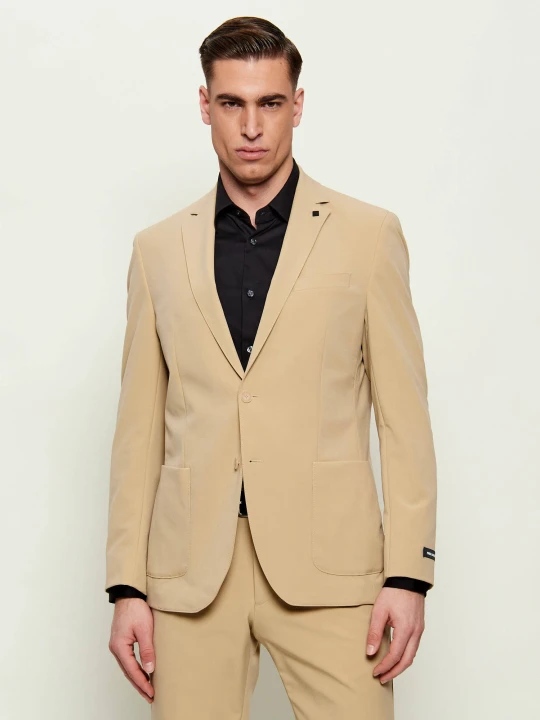 Zdjęcie produktu Karl Lagerfeld Marynarka SMART | Slim Fit beżowy