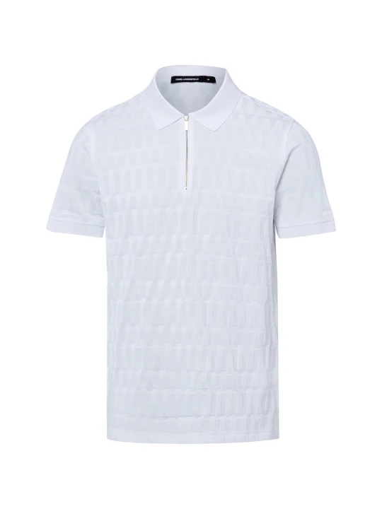 Zdjęcie produktu KARL LAGERFELD koszulka polo Mężczyźni Bawełna czarny