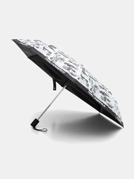 Zdjęcie produktu Karl Lagerfeld parasol automatyczny K/SIGNATURE biały