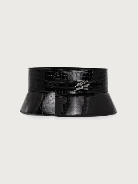 Zdjęcie produktu Karl Lagerfeld pasek damski czarny