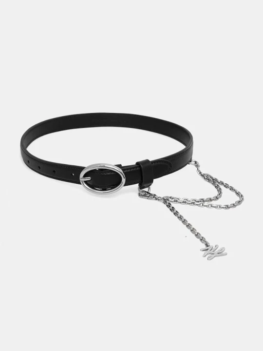 Zdjęcie produktu Karl Lagerfeld pasek damski K / AUTOGRAPH czarny