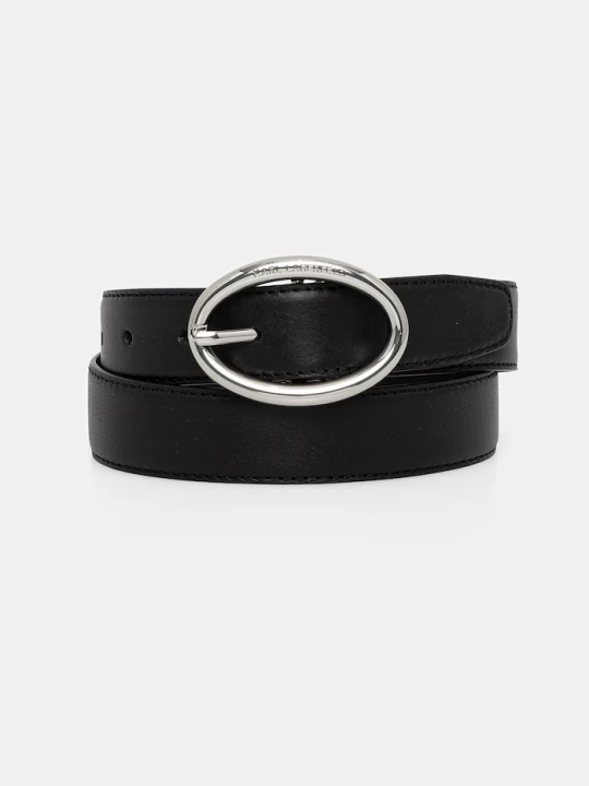 Zdjęcie produktu Karl Lagerfeld pasek damski skórzany K / ESSENTIAL czarny