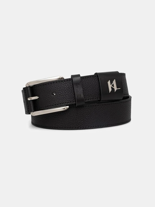 Zdjęcie produktu Karl Lagerfeld pasek męski skórzany czarny