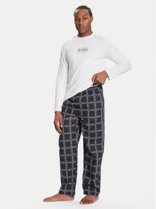 Zdjęcie produktu KARL LAGERFELD Piżama A4M45001 Biały Regular Fit