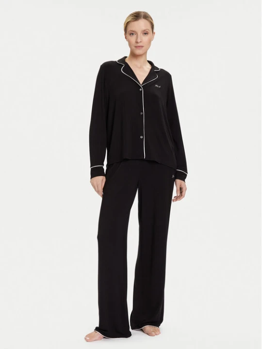 Zdjęcie produktu KARL LAGERFELD Piżama A4W45004 Czarny Relaxed Fit