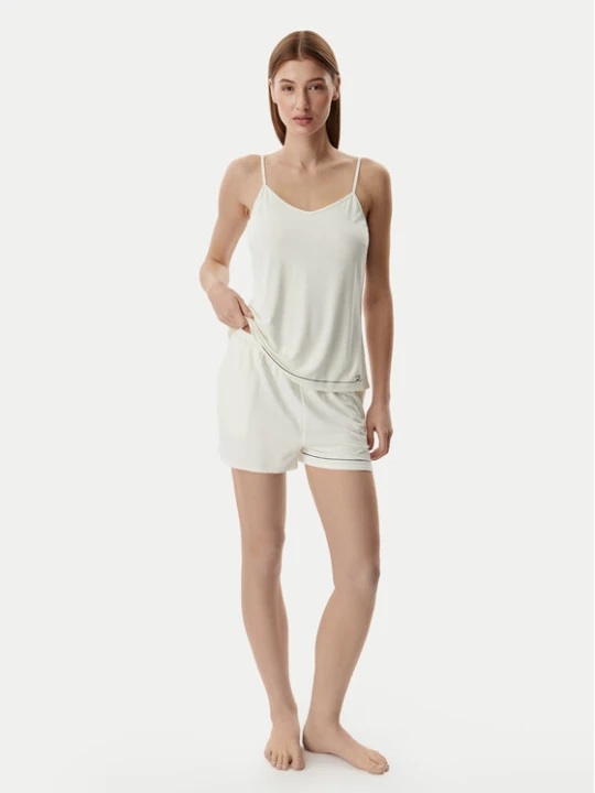 Zdjęcie produktu KARL LAGERFELD Piżama B1W45011 Beżowy jasny Regular Fit