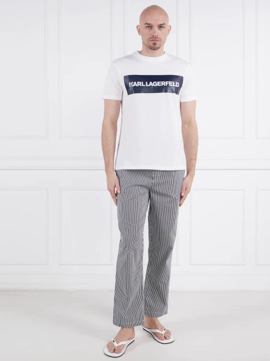 Zdjęcie produktu Karl Lagerfeld Piżama | Regular Fit granatowy