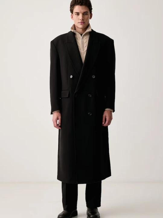 Zdjęcie produktu Karl Lagerfeld płaszcz męski czarny