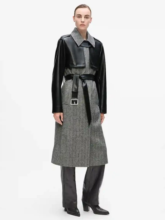Zdjęcie produktu Karl Lagerfeld płaszcz szary
