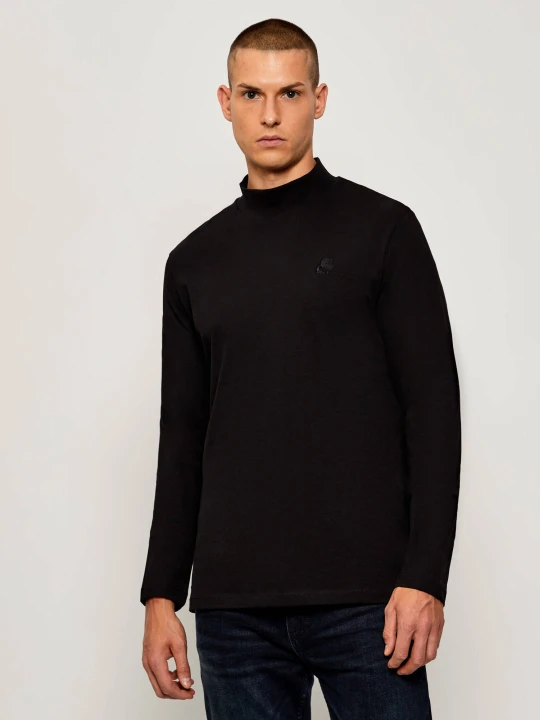 Zdjęcie produktu Karl Lagerfeld Półgolf | Relaxed fit czarny
