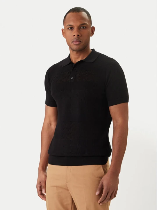 Zdjęcie produktu KARL LAGERFELD Polo 655009 562301 Czarny Regular Fit