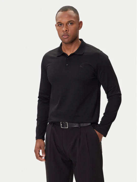 Zdjęcie produktu KARL LAGERFELD Polo 745000 554200 Czarny Regular Fit