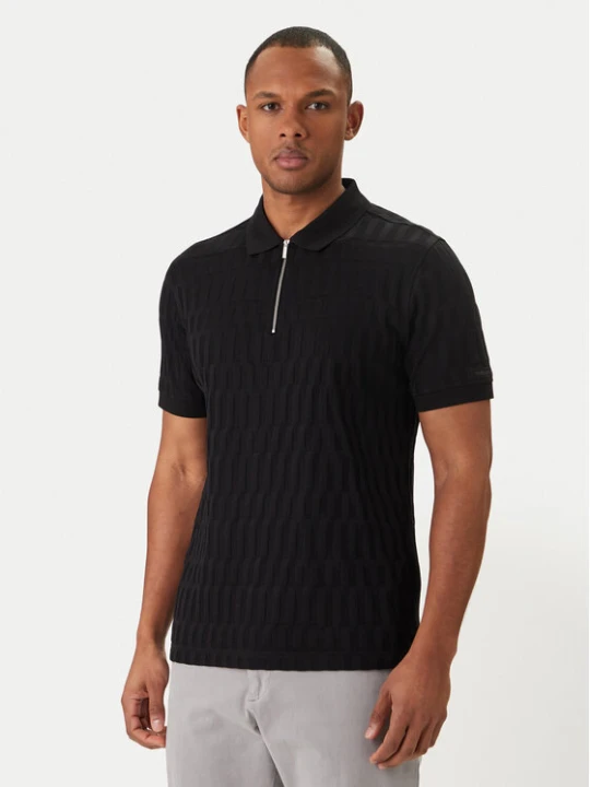 Zdjęcie produktu KARL LAGERFELD Polo 745008 562203 Czarny Regular Fit