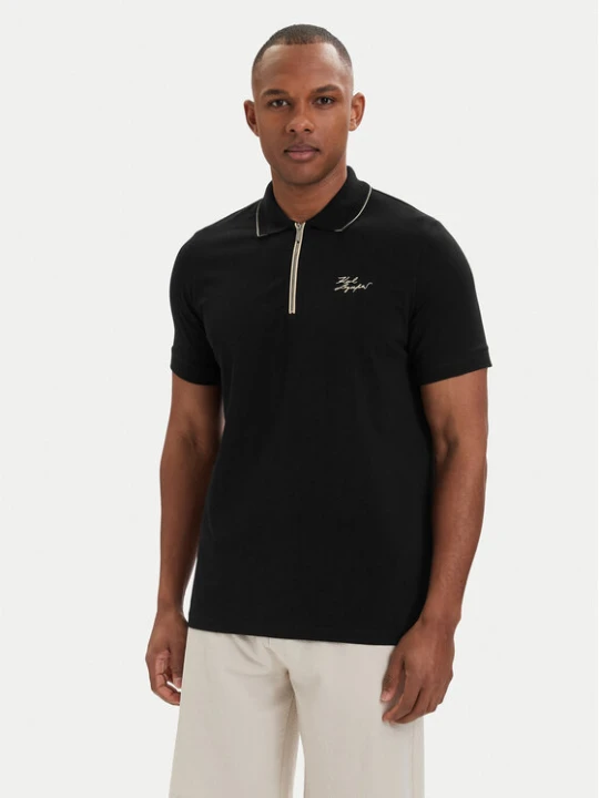 Zdjęcie produktu KARL LAGERFELD Polo 745021 562221 Czarny Regular Fit