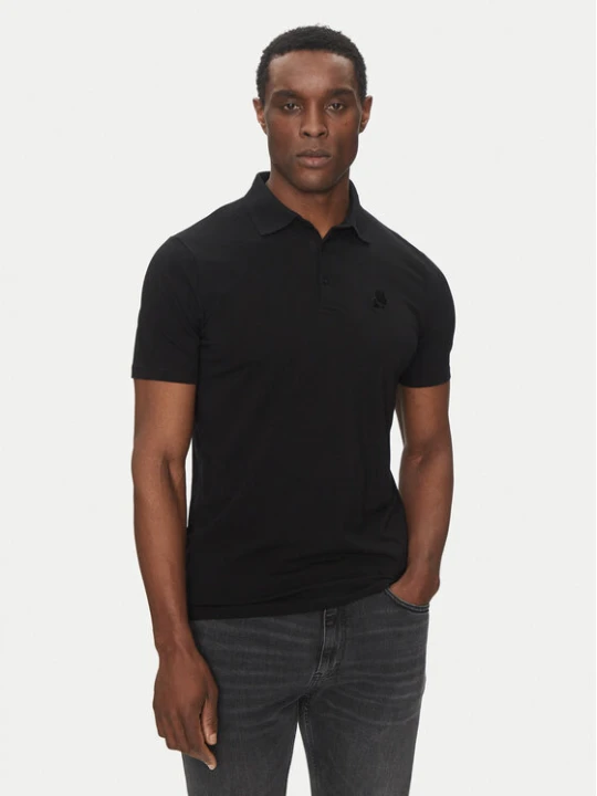 Zdjęcie produktu KARL LAGERFELD Polo 745750 500221 Czarny Regular Fit
