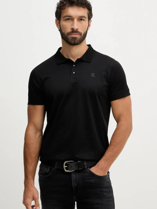 Zdjęcie produktu Karl Lagerfeld polo bawełniane czarny
