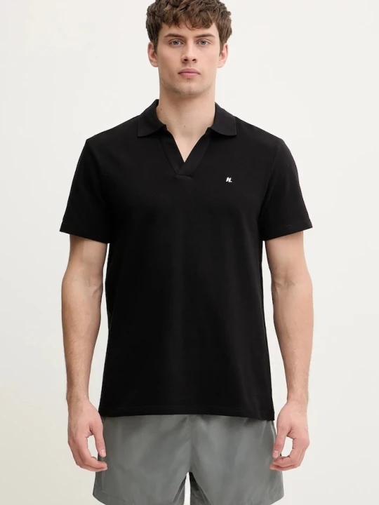 Zdjęcie produktu Karl Lagerfeld polo bawełniane KL METAL czarny