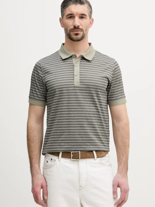 Zdjęcie produktu Karl Lagerfeld polo damskie bawełniane zielony