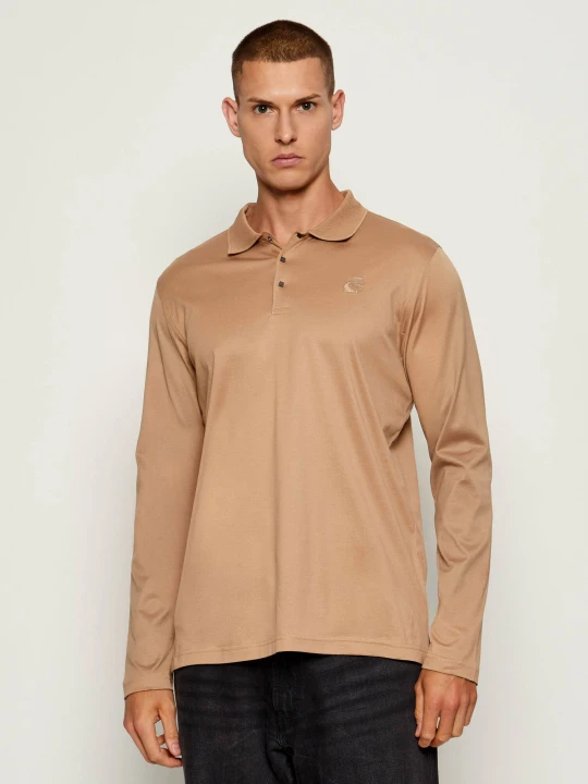 Zdjęcie produktu Karl Lagerfeld Polo PRESS BUTTON | Regular Fit beżowy