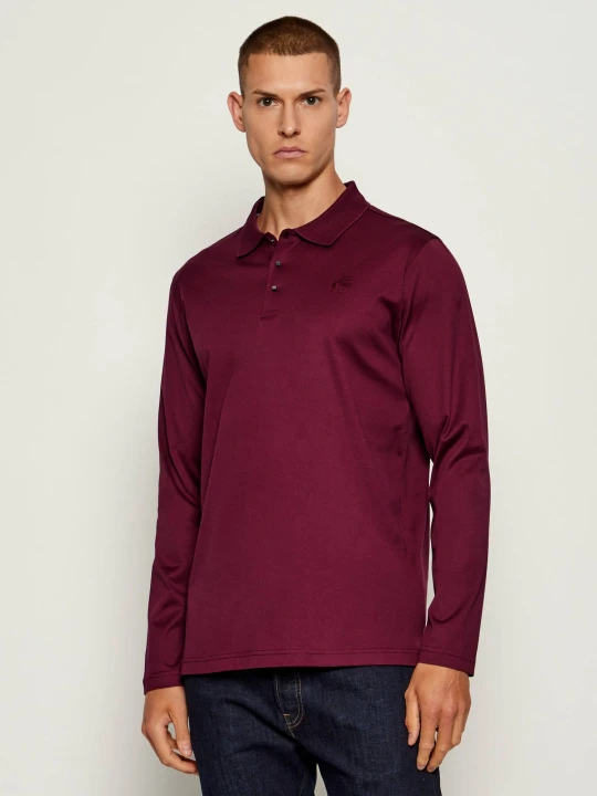 Zdjęcie produktu Karl Lagerfeld Polo PRESS BUTTON | Regular Fit bordowy
