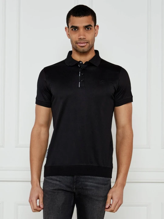 Zdjęcie produktu Karl Lagerfeld Polo PRESS BUTTON | Regular Fit czarny