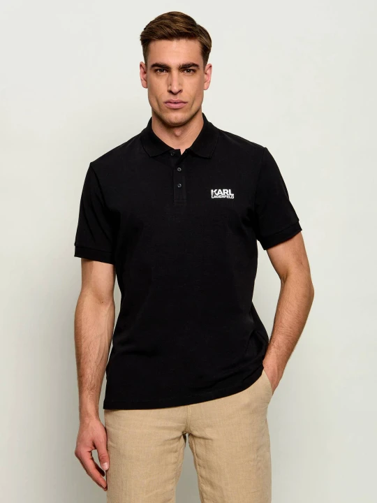 Zdjęcie produktu Karl Lagerfeld Polo | Regular Fit czarny