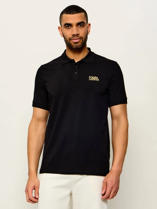 Zdjęcie produktu Karl Lagerfeld Polo | Regular Fit czarny