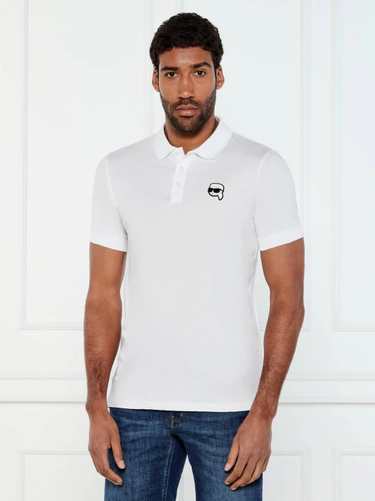 Zdjęcie produktu Karl Lagerfeld Polo | Regular Fit biały