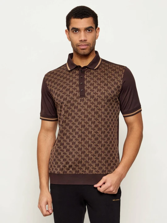 Zdjęcie produktu Karl Lagerfeld Polo | Regular Fit brązowy