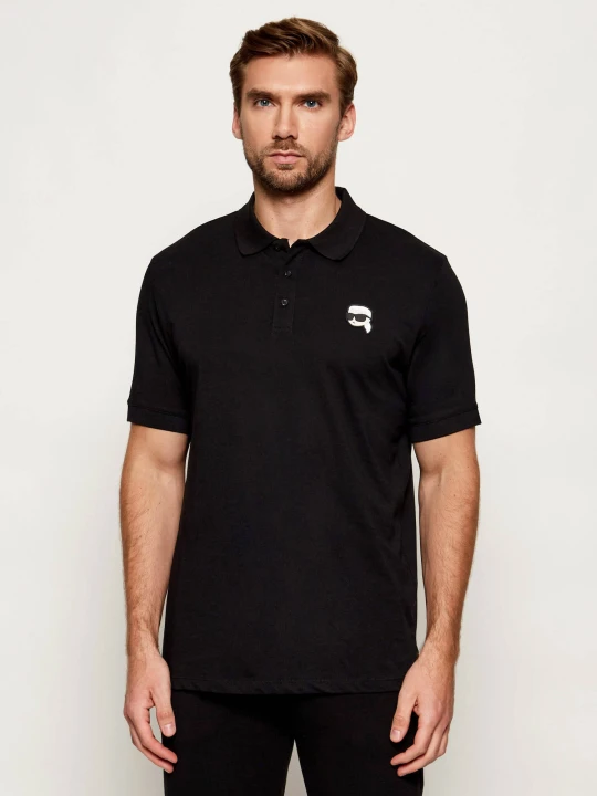 Zdjęcie produktu Karl Lagerfeld Polo | Regular Fit czarny