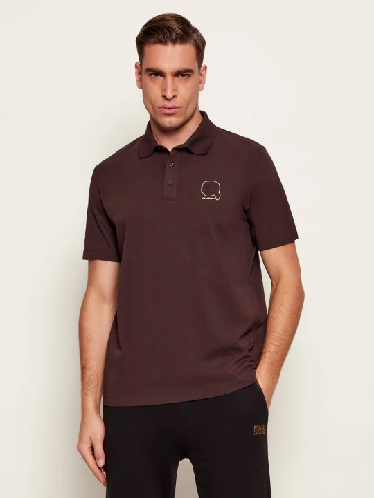 Zdjęcie produktu Karl Lagerfeld Polo | Regular Fit brązowy