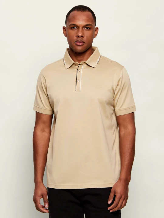 Zdjęcie produktu Karl Lagerfeld Polo | Regular Fit beżowy