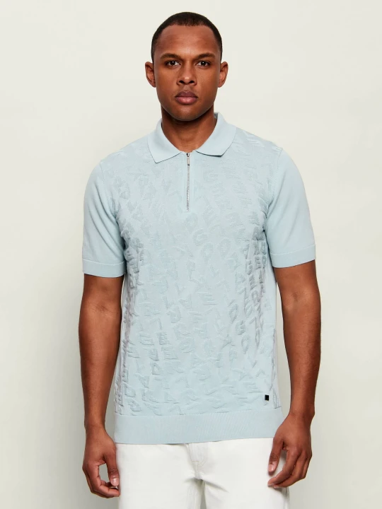 Zdjęcie produktu Karl Lagerfeld Polo | Regular Fit błękitny