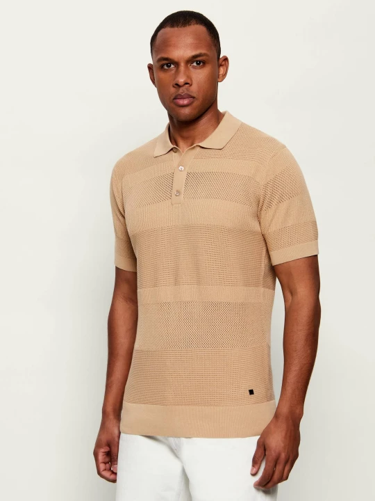 Zdjęcie produktu Karl Lagerfeld Polo | Regular Fit beżowy
