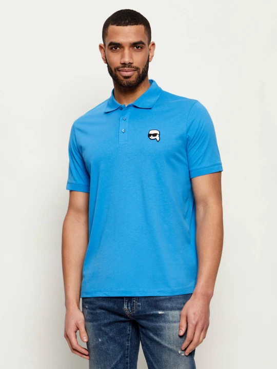 Zdjęcie produktu Karl Lagerfeld Polo | Regular Fit niebieski