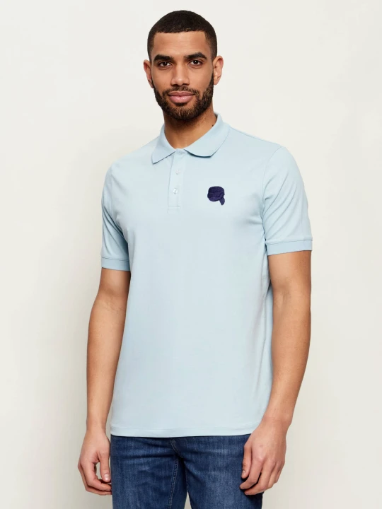 Zdjęcie produktu Karl Lagerfeld Polo | Regular Fit błękitny