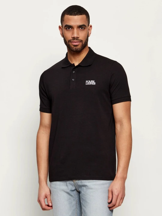 Zdjęcie produktu Karl Lagerfeld Polo | Regular Fit czarny