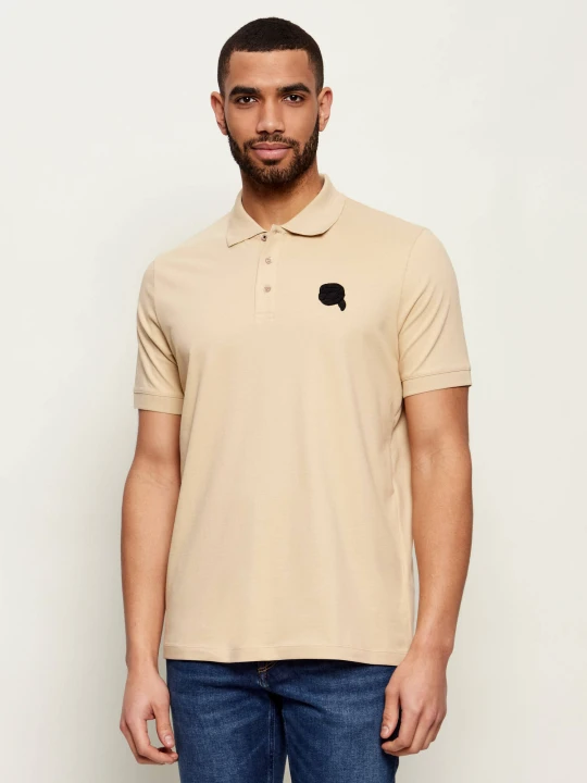 Zdjęcie produktu Karl Lagerfeld Polo | Regular Fit beżowy